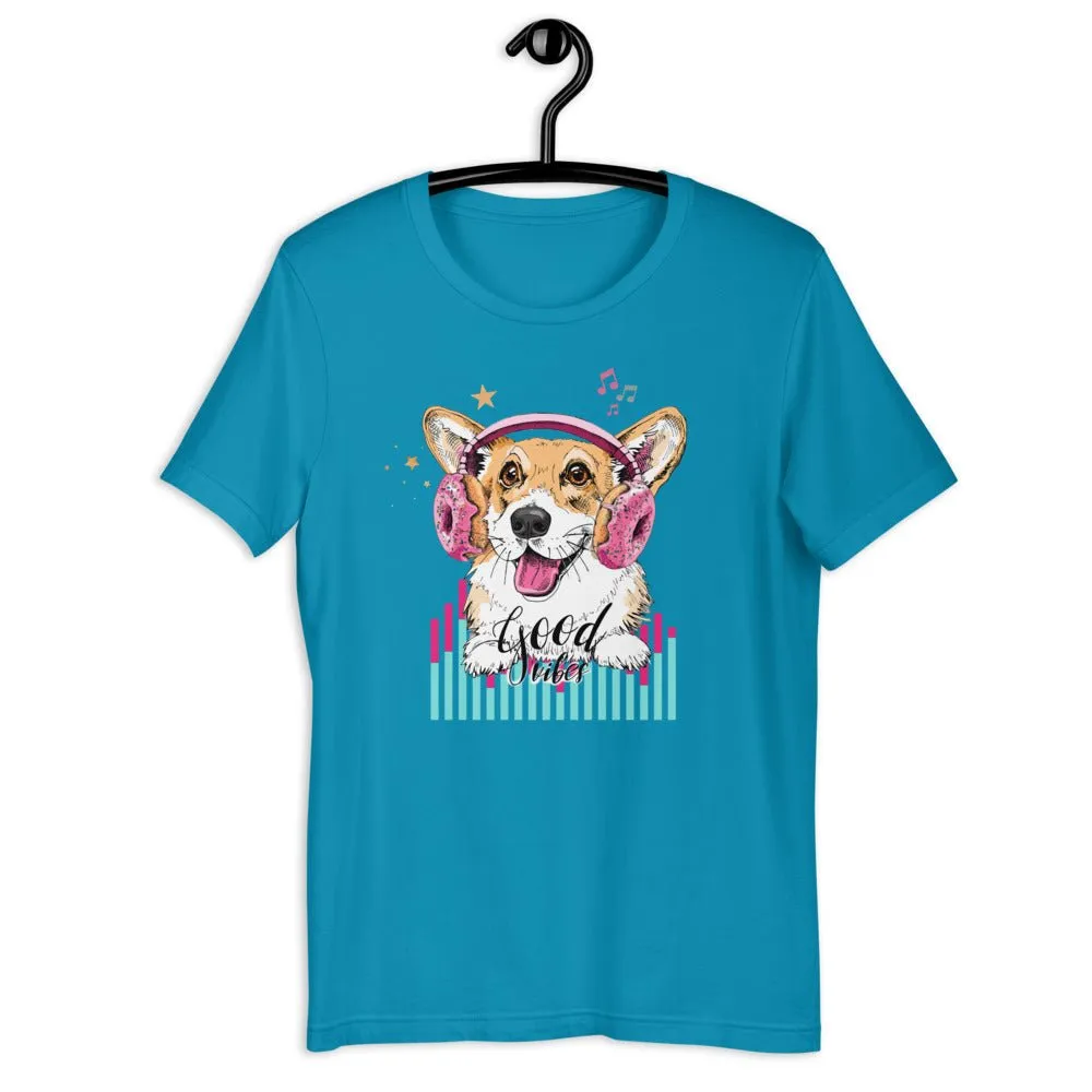 Music Corgi Short-Sleeve Unisex T-Shirt