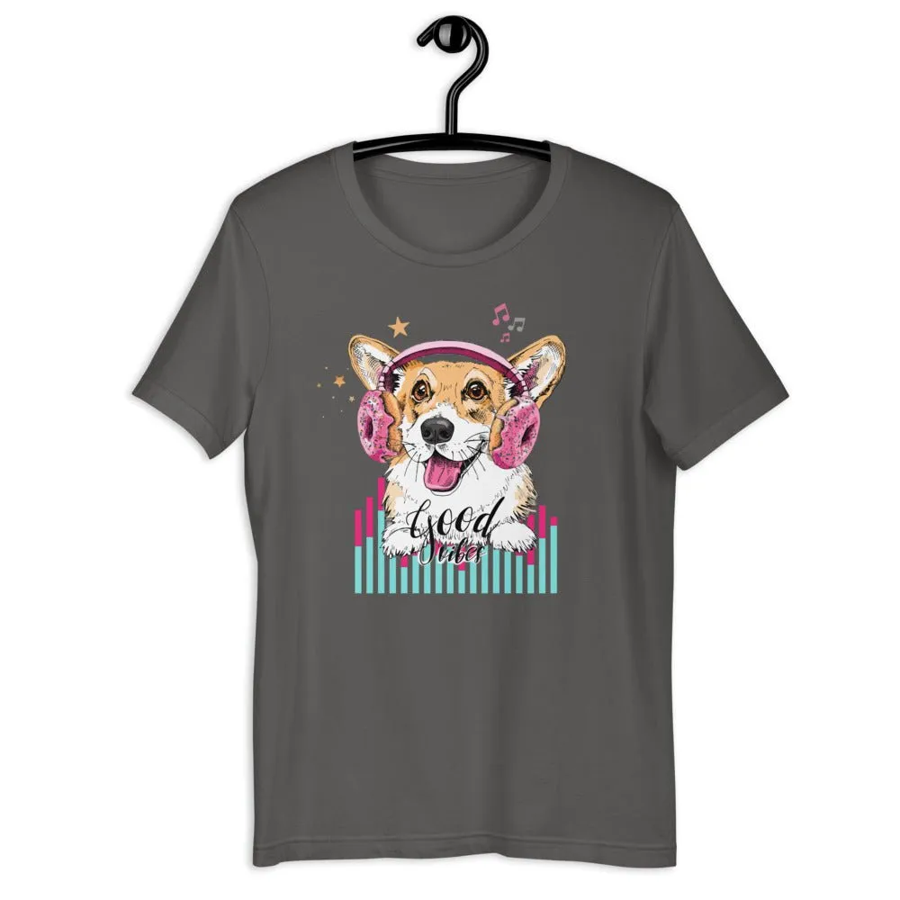 Music Corgi Short-Sleeve Unisex T-Shirt