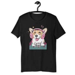 Music Corgi Short-Sleeve Unisex T-Shirt