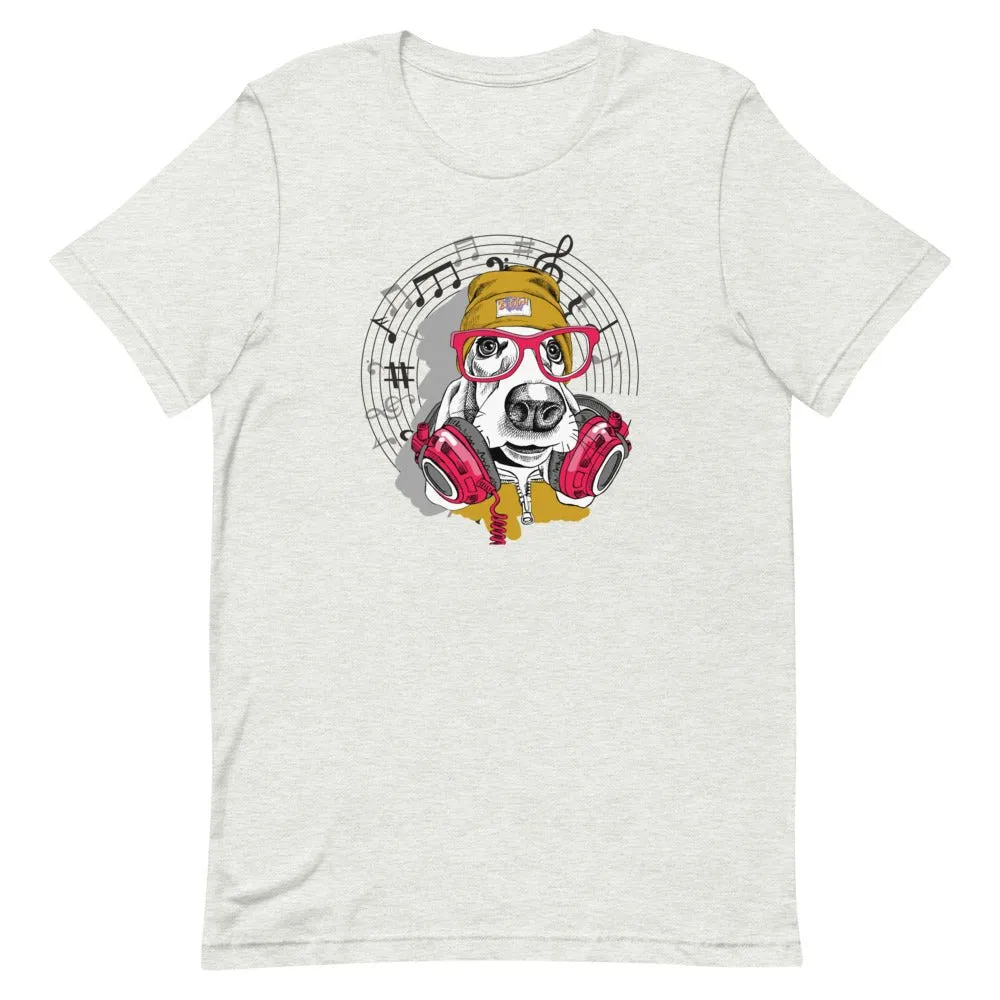 Music Dog Short-Sleeve Unisex T-Shirt