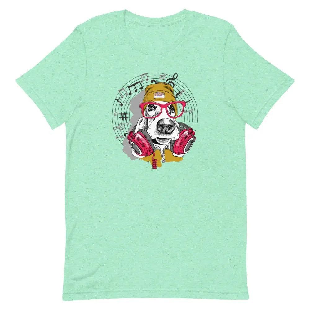 Music Dog Short-Sleeve Unisex T-Shirt