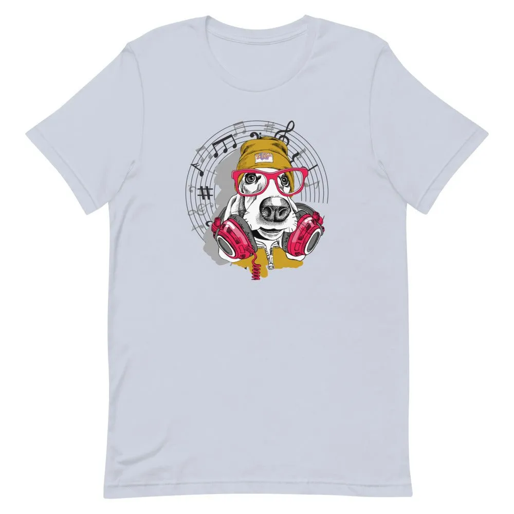 Music Dog Short-Sleeve Unisex T-Shirt