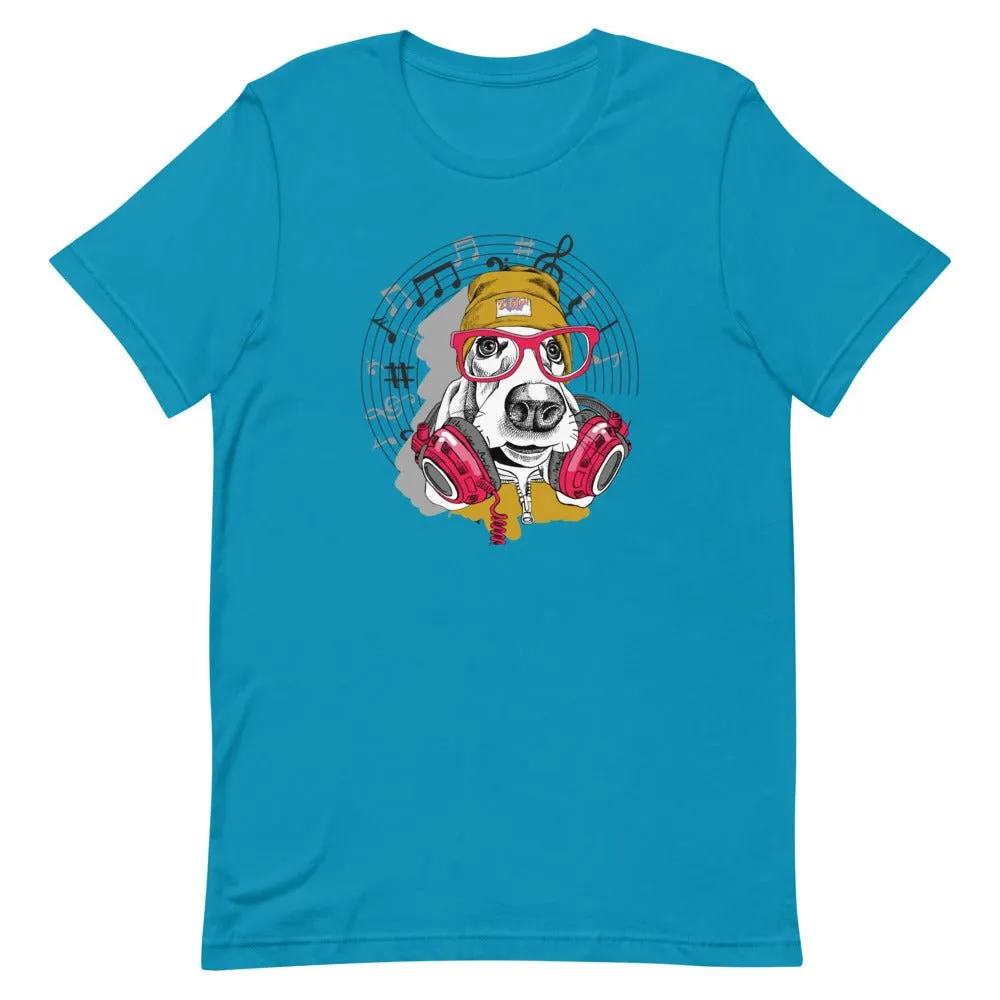 Music Dog Short-Sleeve Unisex T-Shirt