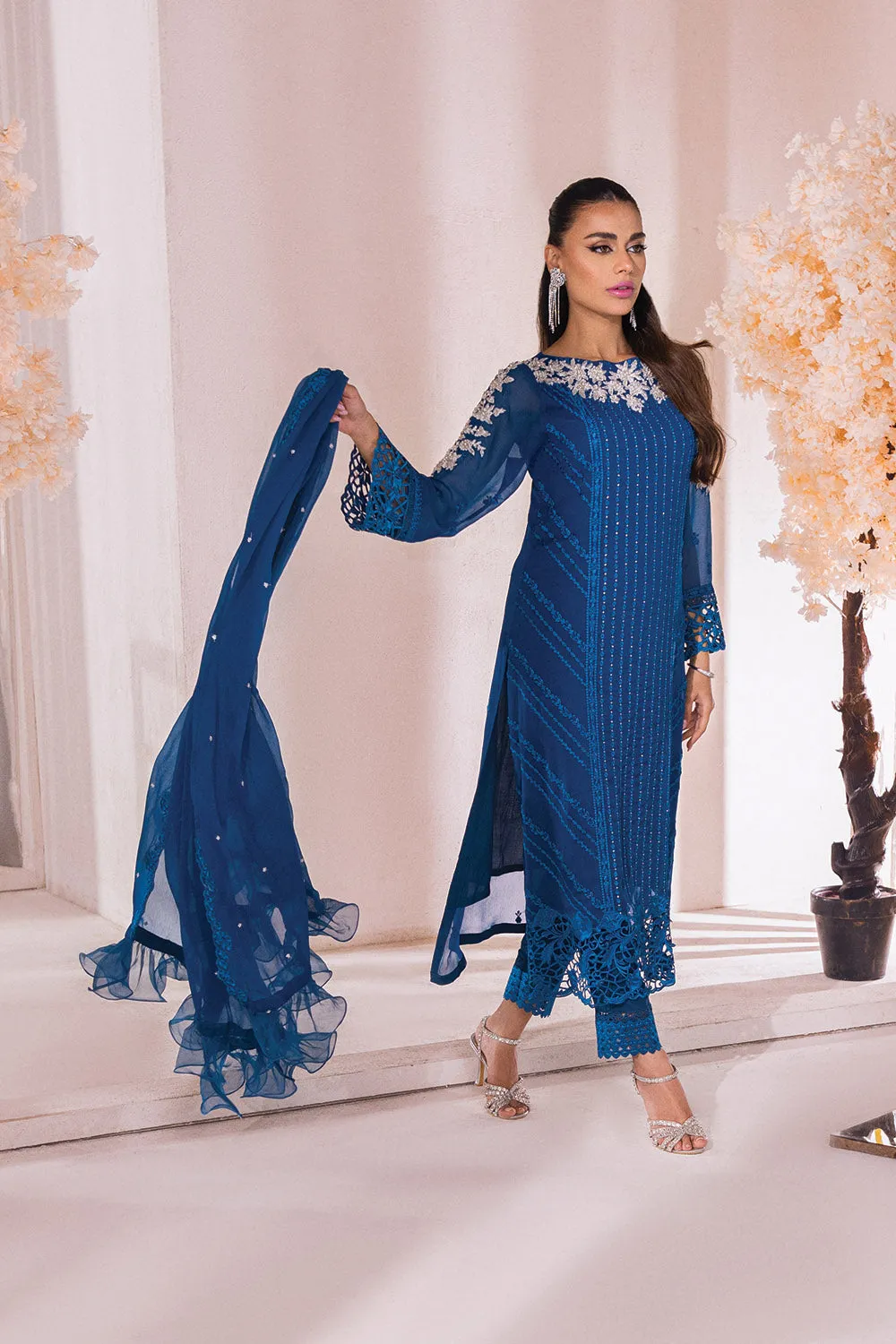 Mystic Jewel |  Azure Ensembles Chiffon 3PCS 2023