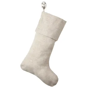 Natural Linen Stocking 7"x15"