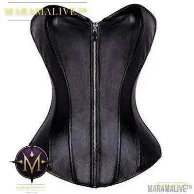 New Steampunk Steel Boned Lace up Back Sexy Body Bustier Overbust Corset