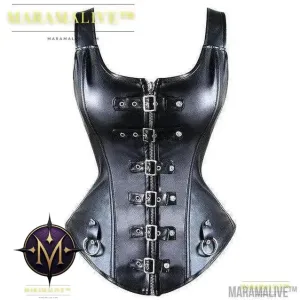 New Steampunk Steel Boned Lace up Back Sexy Body Bustier Overbust Corset