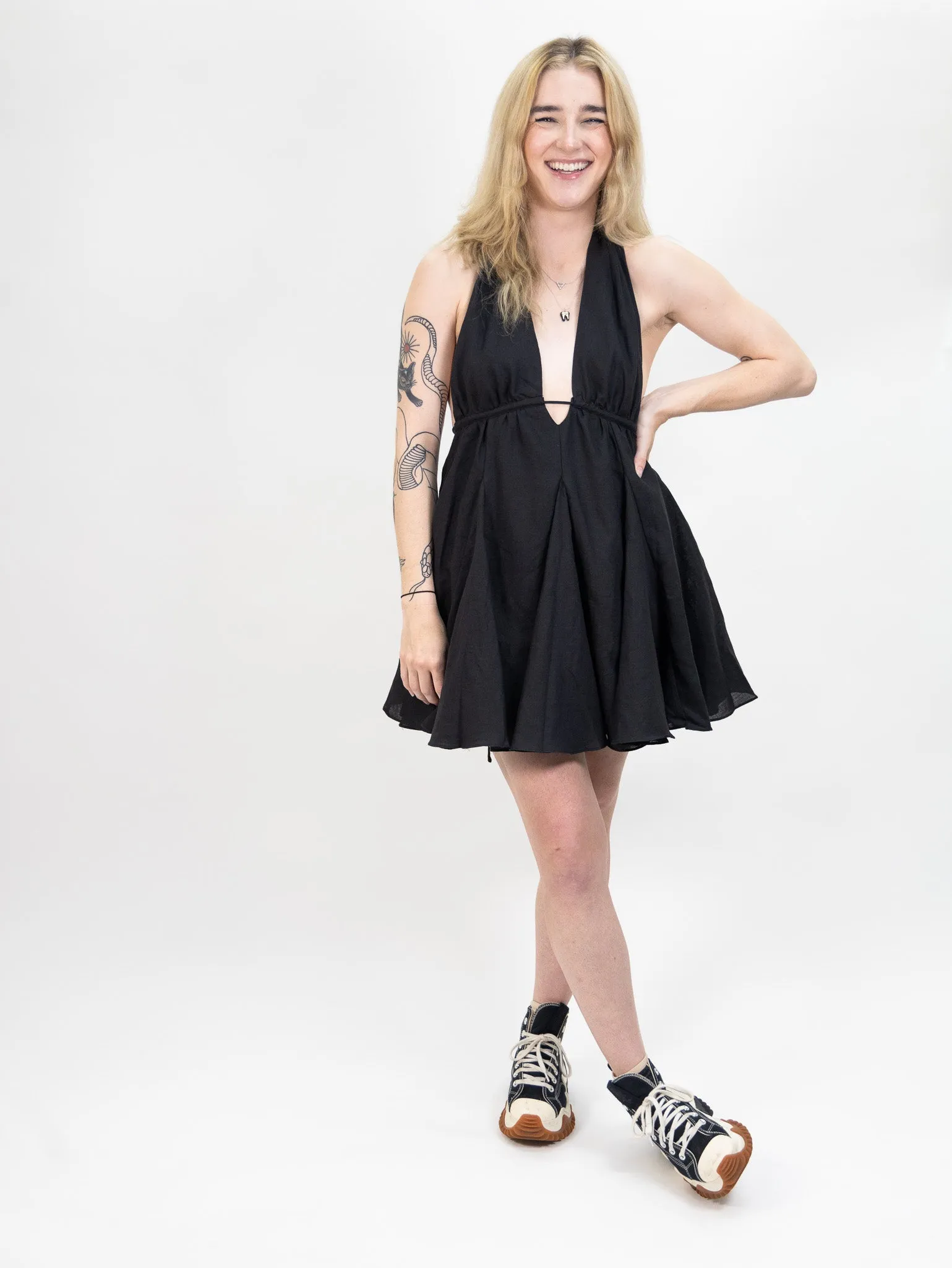 Nia Eden Dress - Black