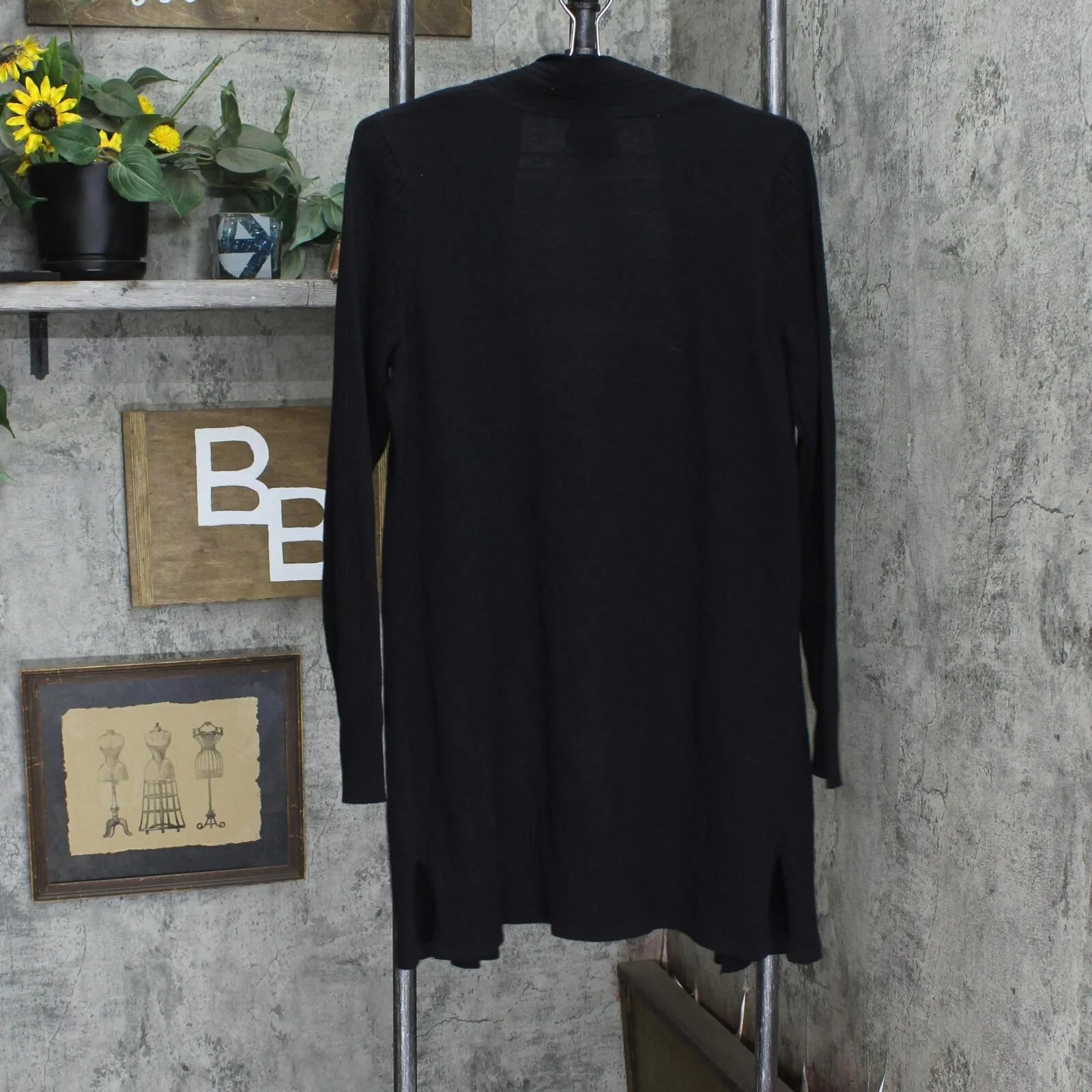 Nine West Womens Essential Cardigan Sweater WW13S102RS Black M'