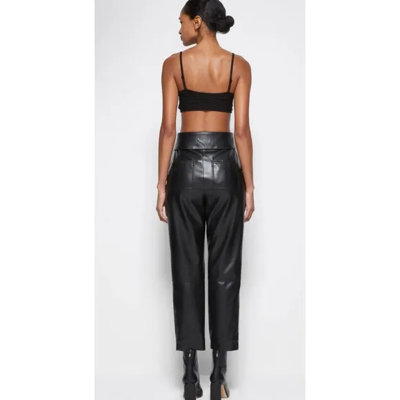 NWT SIMKHAI Black Signature Linden Bralette Size XS
