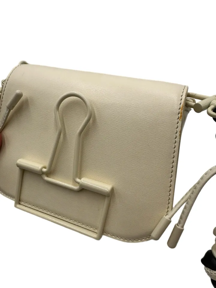 Off-White Skeleton Binder Shoulder Bag