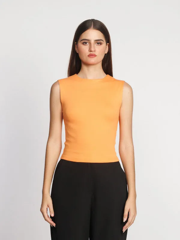 Orange Solid Top