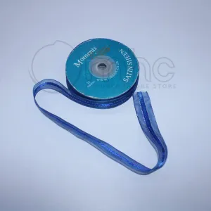 Organza Satin Sheen Ribbon Sky Blue 25mm