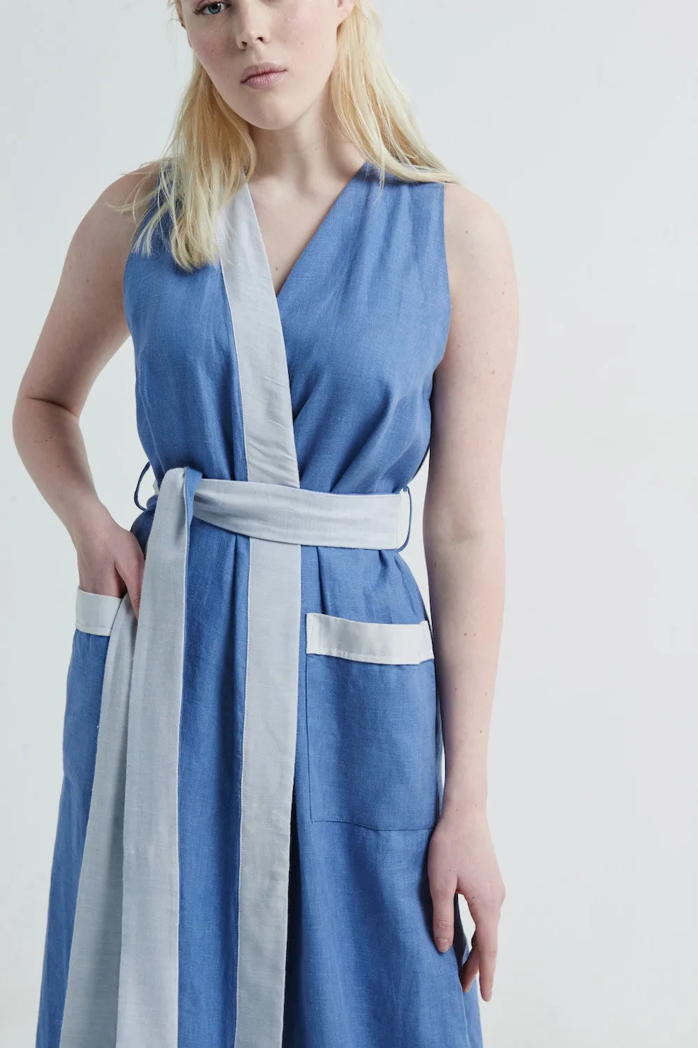 Pacific Robe in Sky Blue