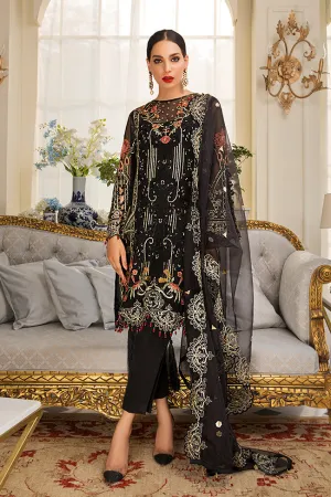 Pakistani Eid Dress In Elegant Black  # C2051