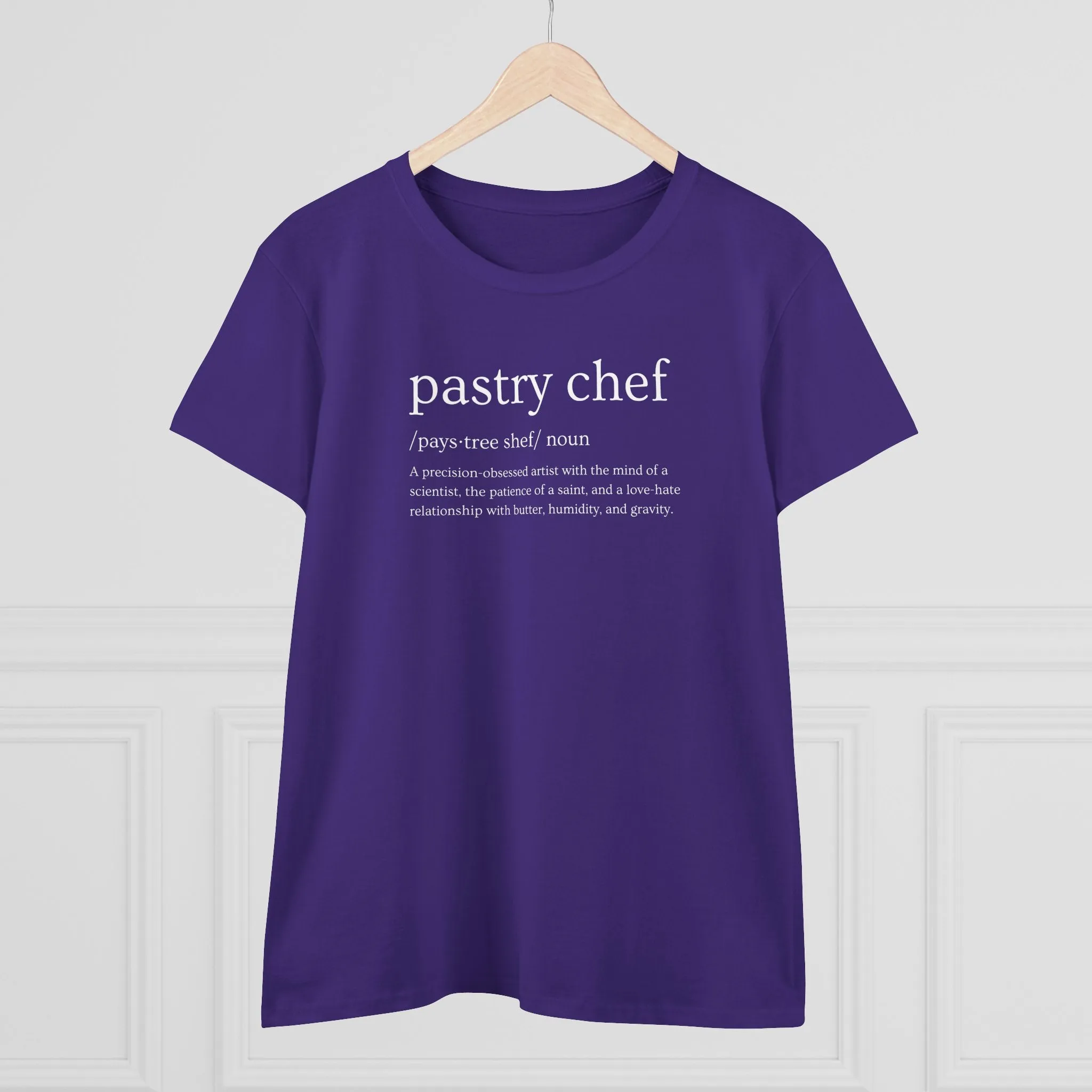 Pastry Chef Definition Women’s T-Shirt – Soft, Stylish & Made for Dessert Artists