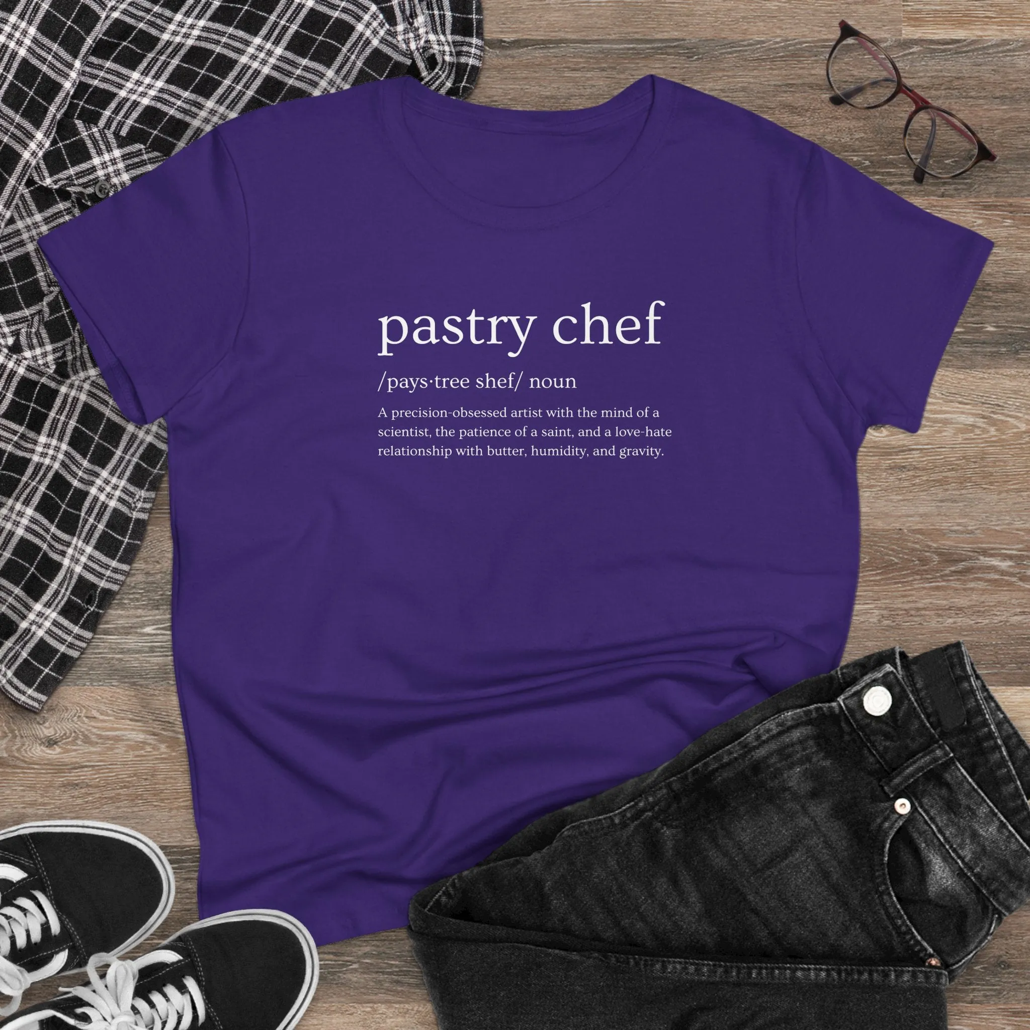 Pastry Chef Definition Women’s T-Shirt – Soft, Stylish & Made for Dessert Artists