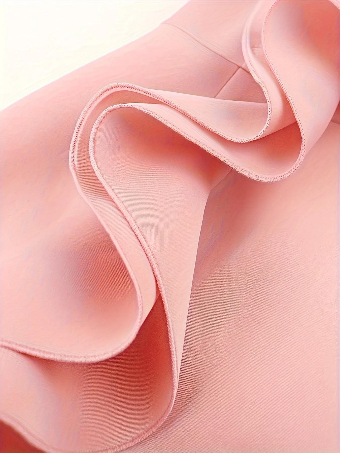 Plus Size Elegant Bodycon Ruffle Slip Dress - Spaghetti Strap, Exaggerated Ruffle, Long Length, Slight Stretch, Polyester, Sleeveless, Solid Color, Party Perfect for Spring, Summer, Fall - Womens Plus Size Clothing for Banquet and Formal Occasions