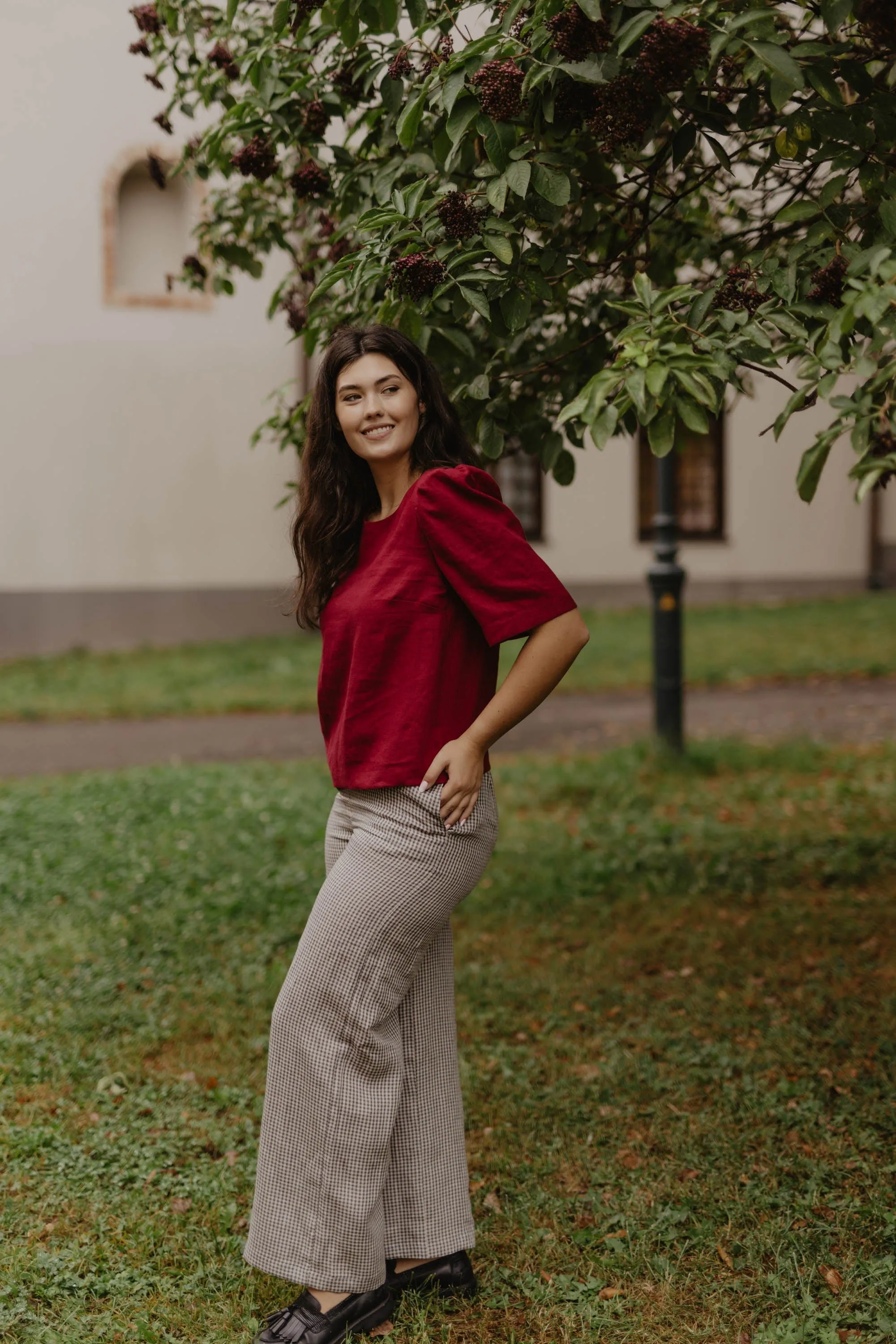 Poppy Women's Linen Top | Multiple Colours