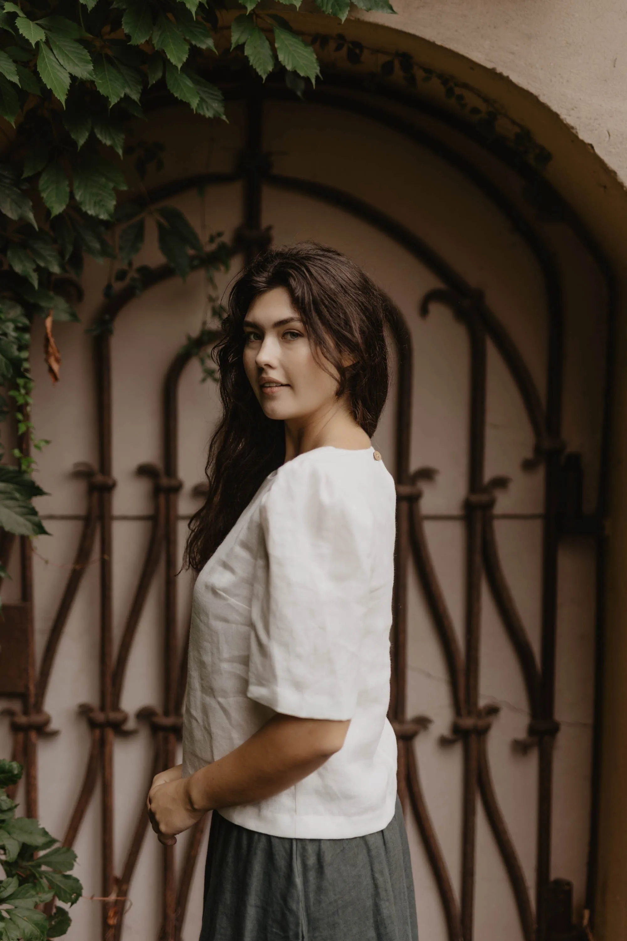 Poppy Women's Linen Top | Multiple Colours
