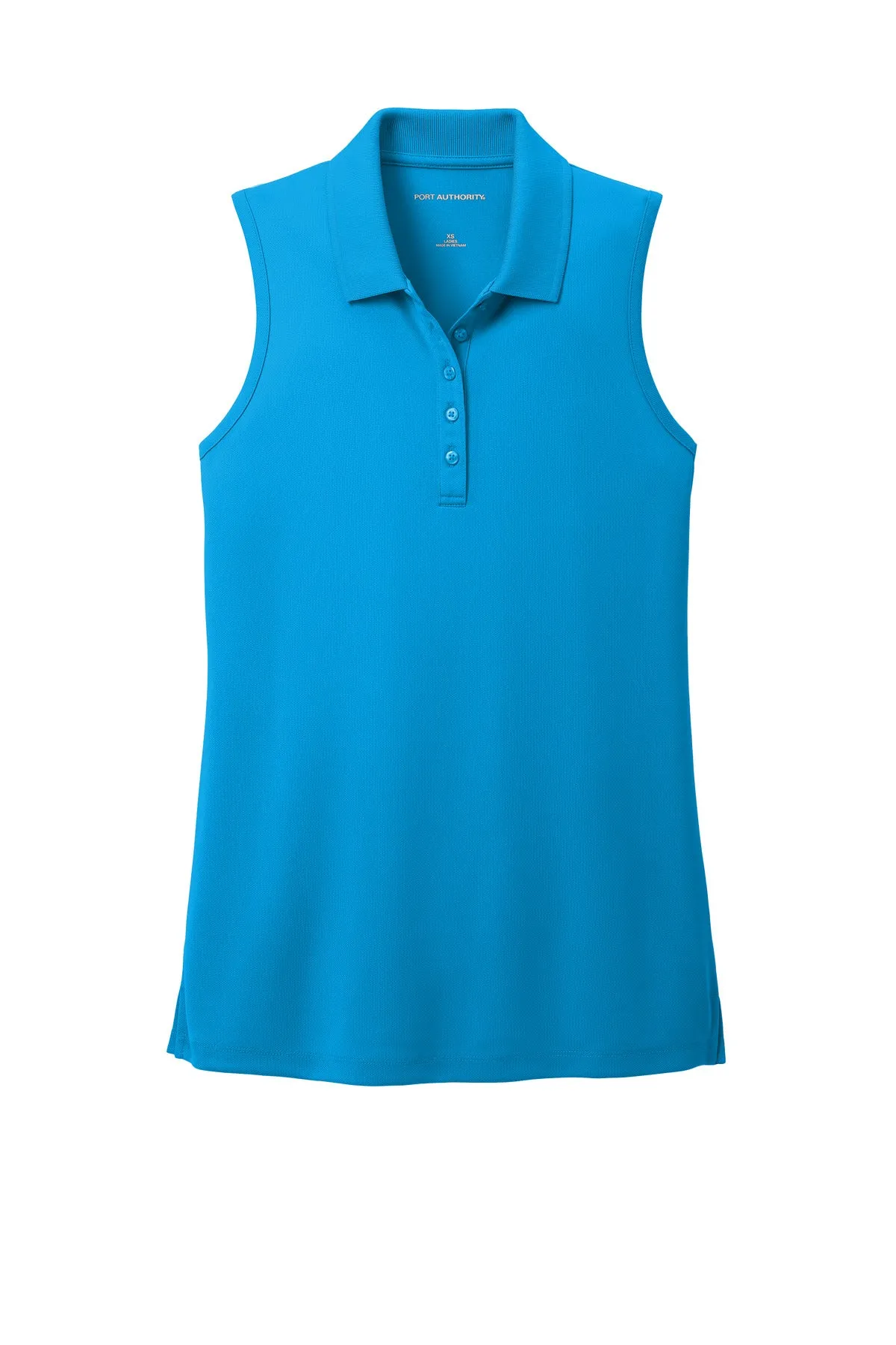 Port Authority Women's Dry Zone UV Micro-Mesh Sleeveless Polo LK110SV Coastal Blue