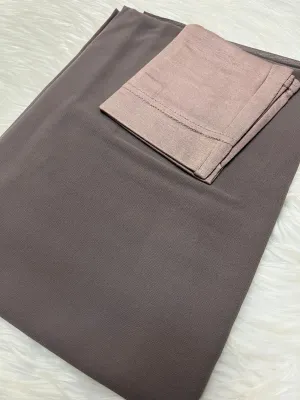 Premium Chiffon & Tube set - Mauve
