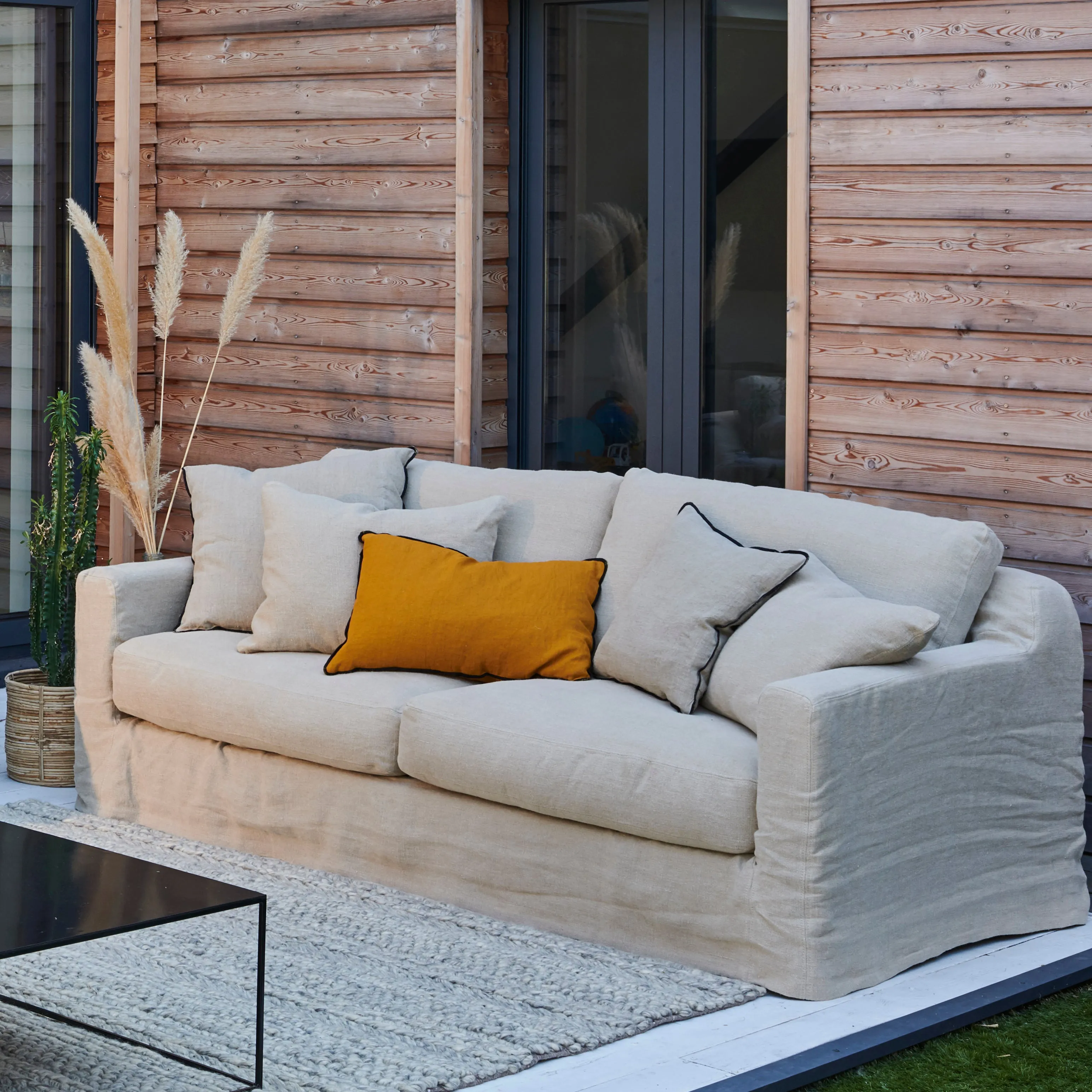Provence French Linen Sofa