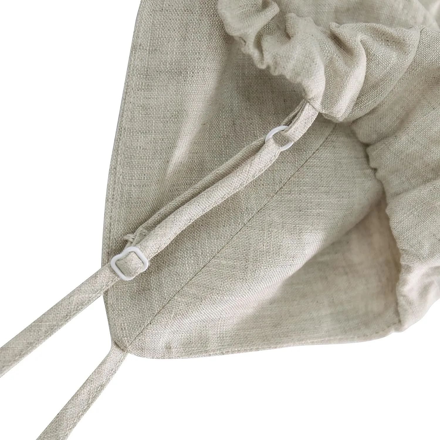 Pure Linen Bikini Bathing Suit Spaghetti Straps Tops