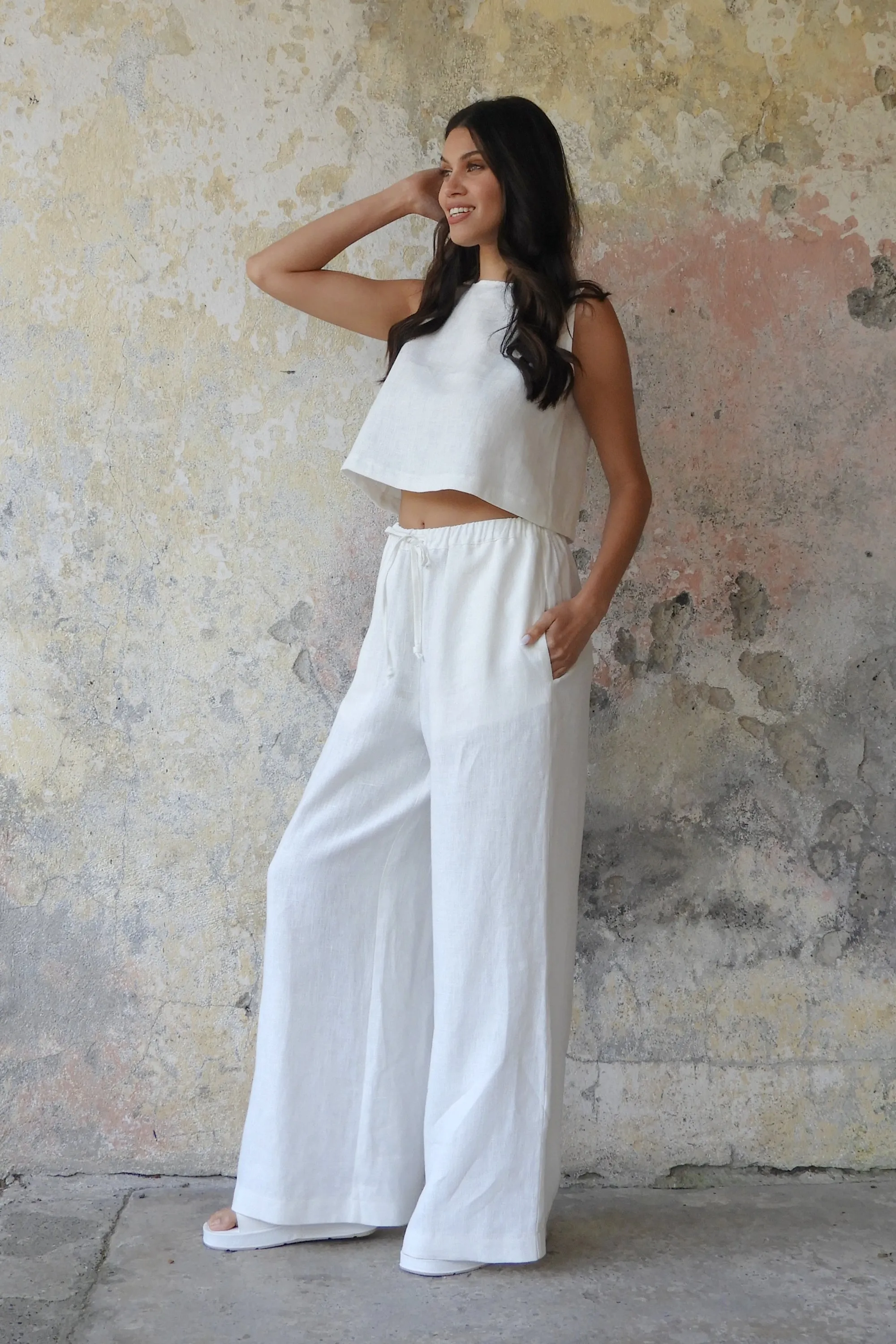 PURE Women's Linen Top