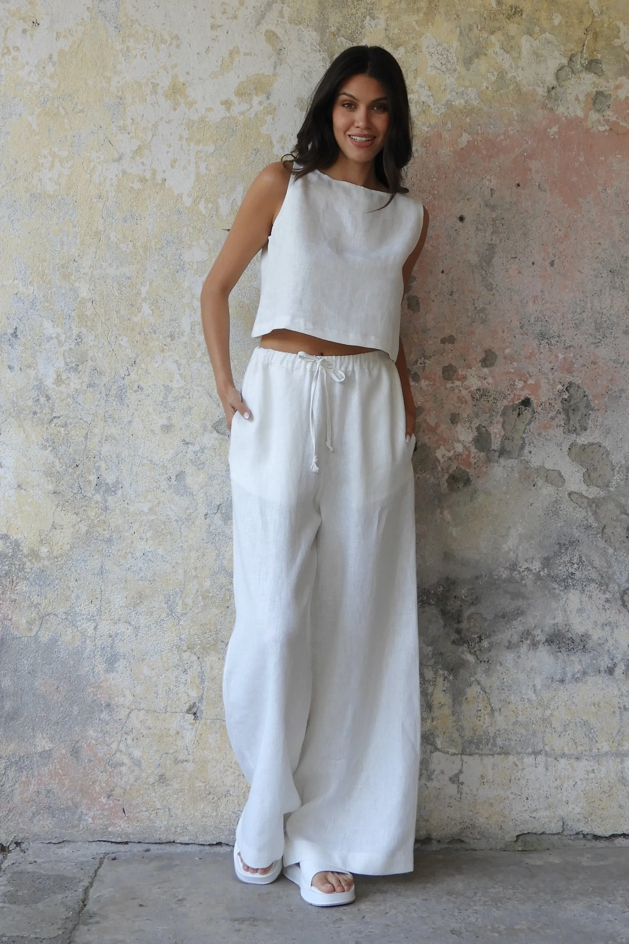 PURE Women's Linen Top