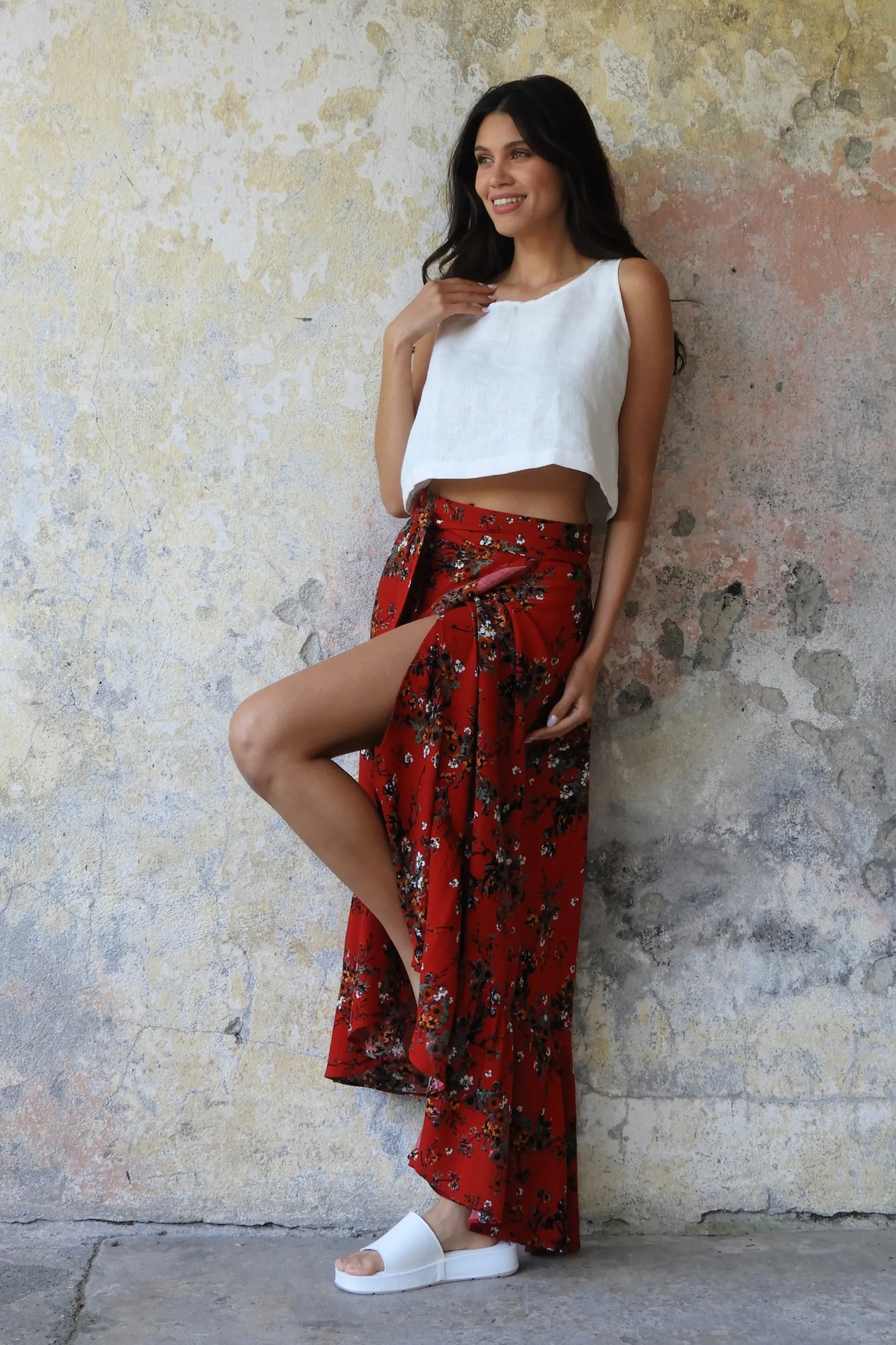 PURE Women's Linen Top