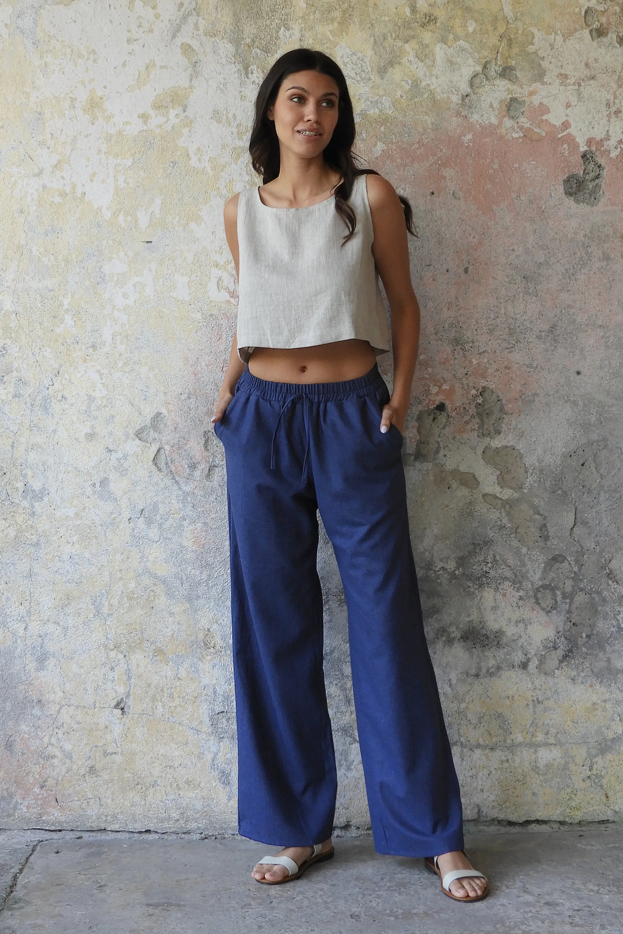 PURE Women's Linen Top