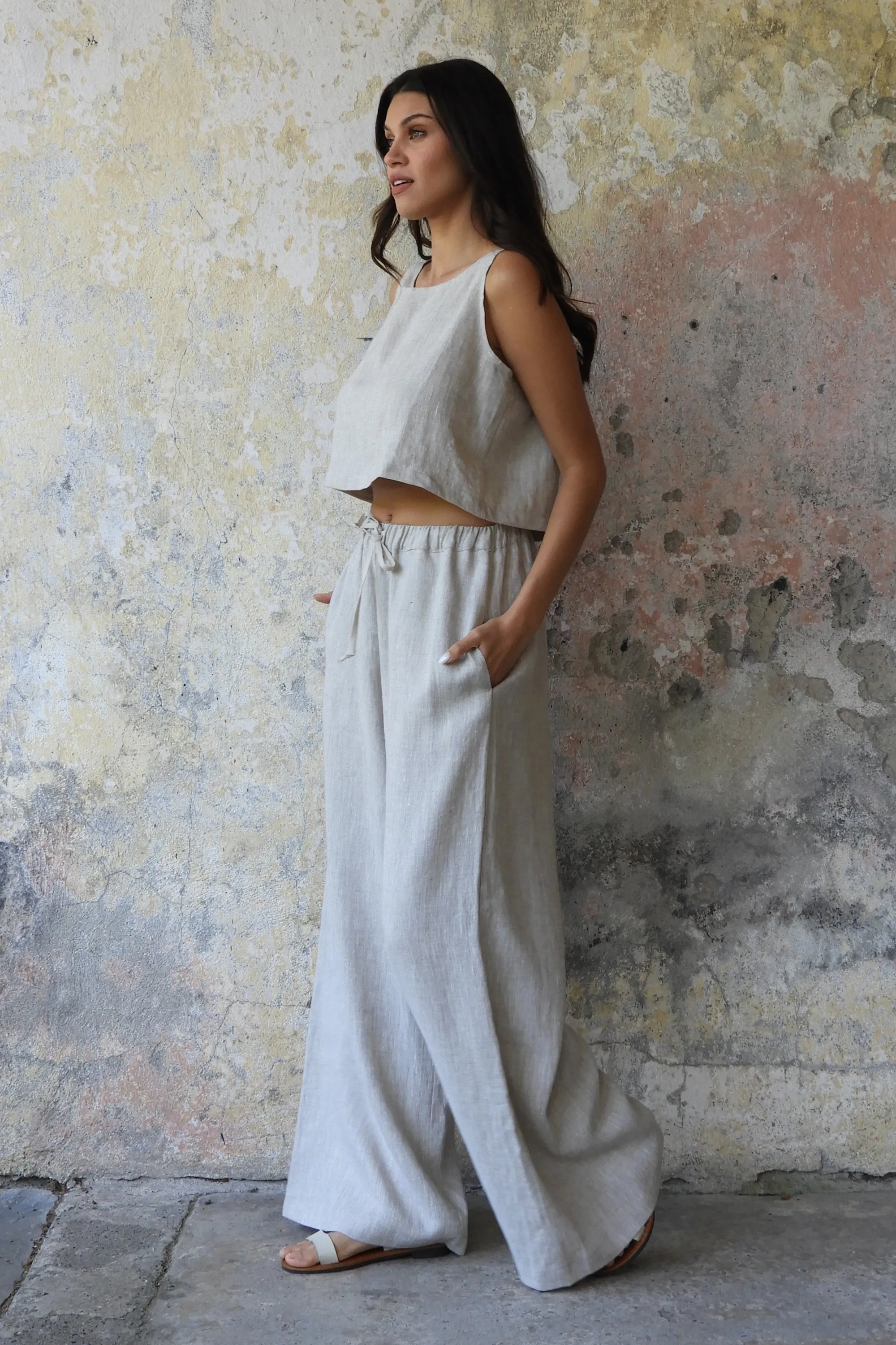 PURE Women's Linen Top
