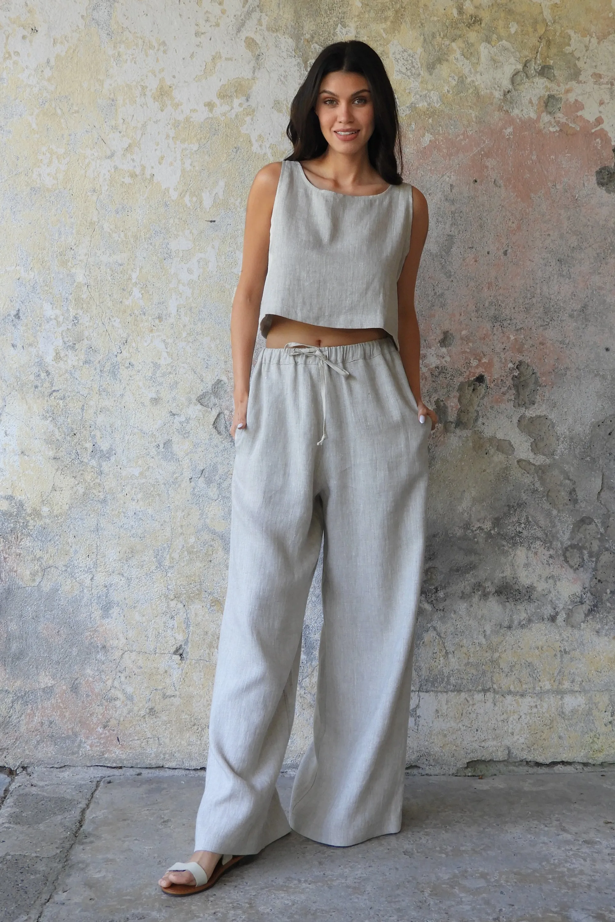 PURE Women's Linen Top