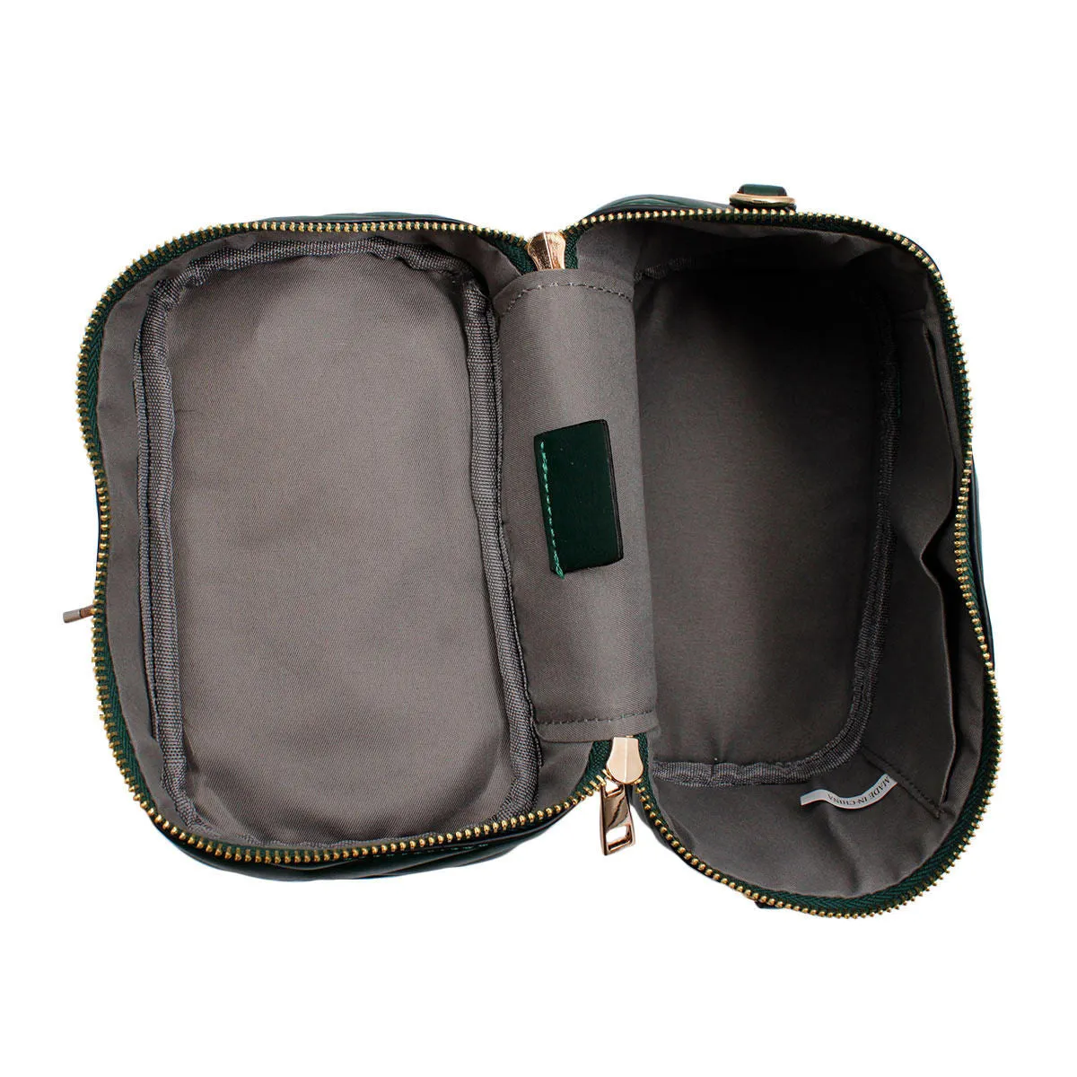 Purse Green Vanity Case Crossbody