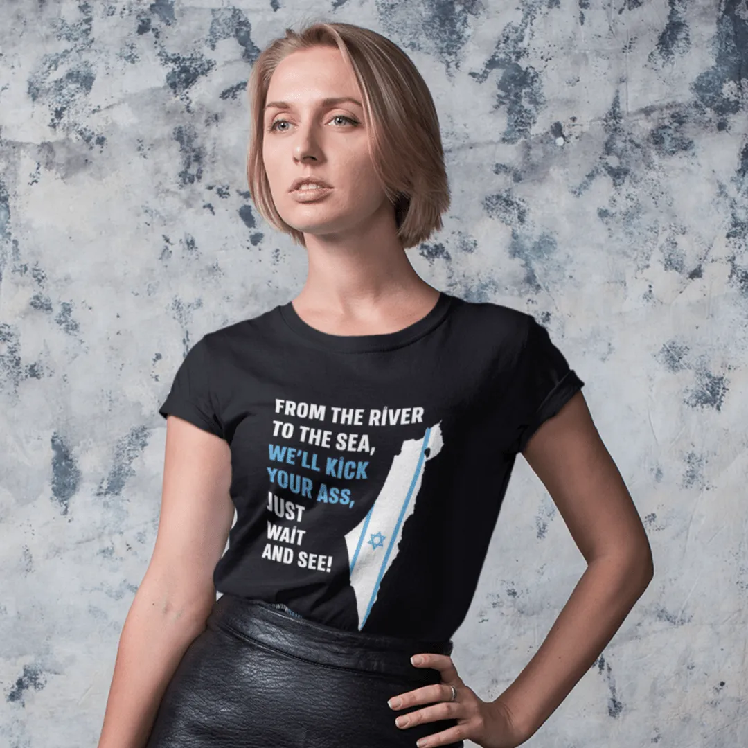 "Kick Ass" Black Custom T-Shirt for Women