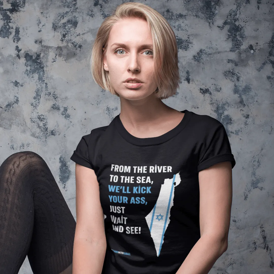 "Kick Ass" Black Custom T-Shirt for Women