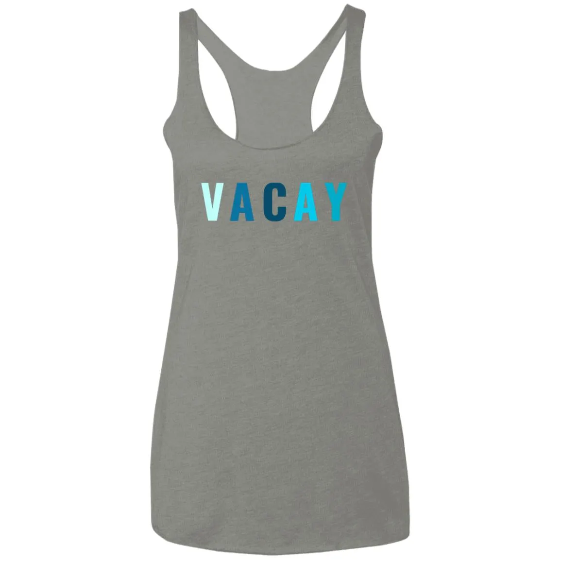 "Vacay" Ladies' Triblend tank