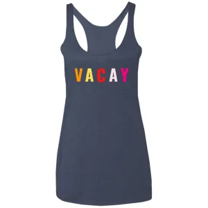 "Vacay" Ladies' Triblend tank