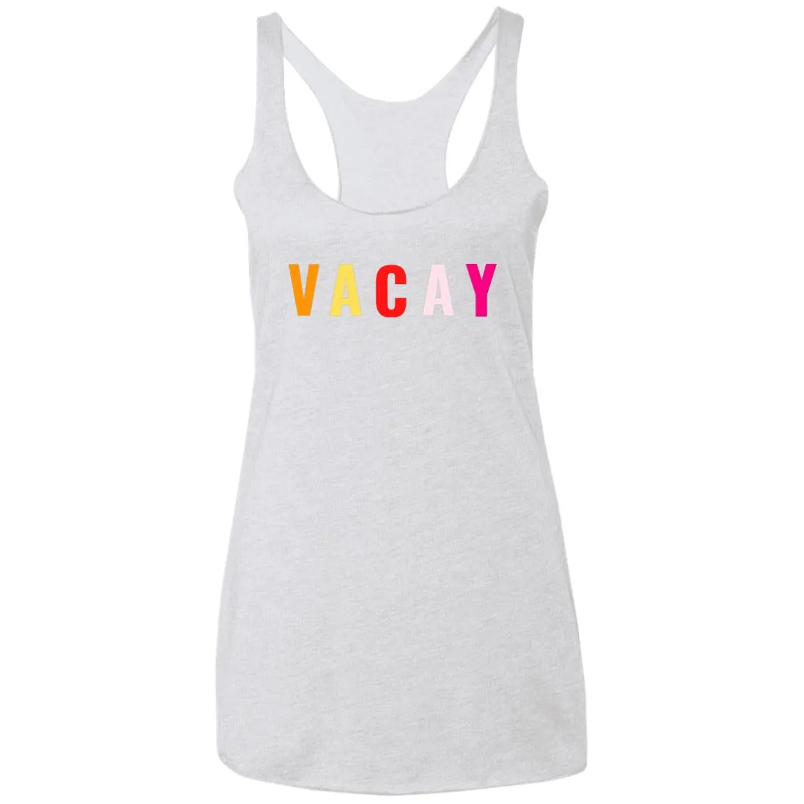 "Vacay" Ladies' Triblend tank