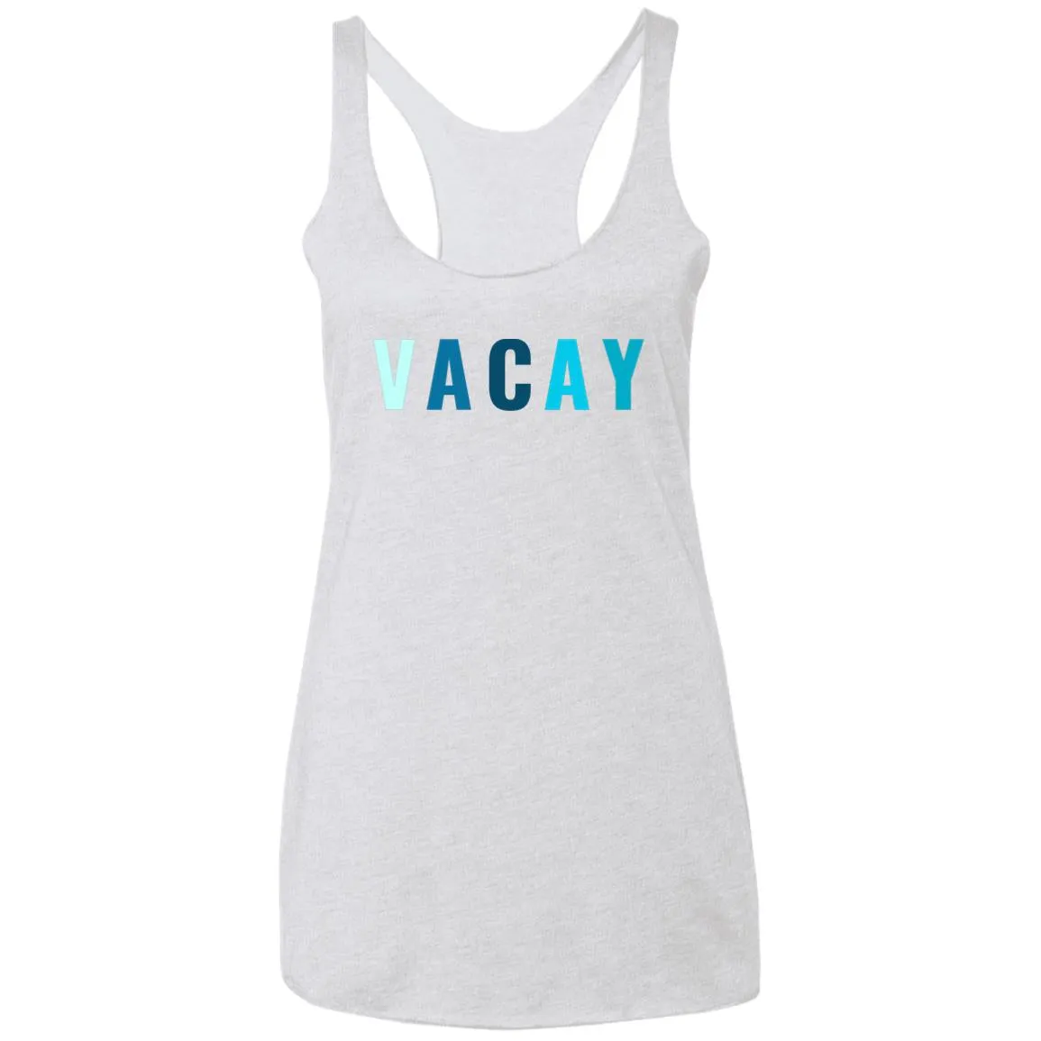 "Vacay" Ladies' Triblend tank