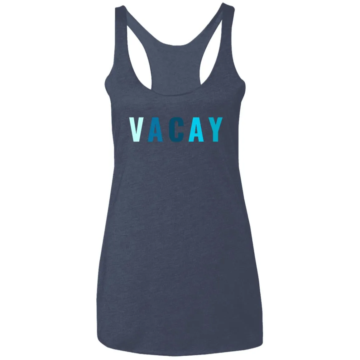 "Vacay" Ladies' Triblend tank