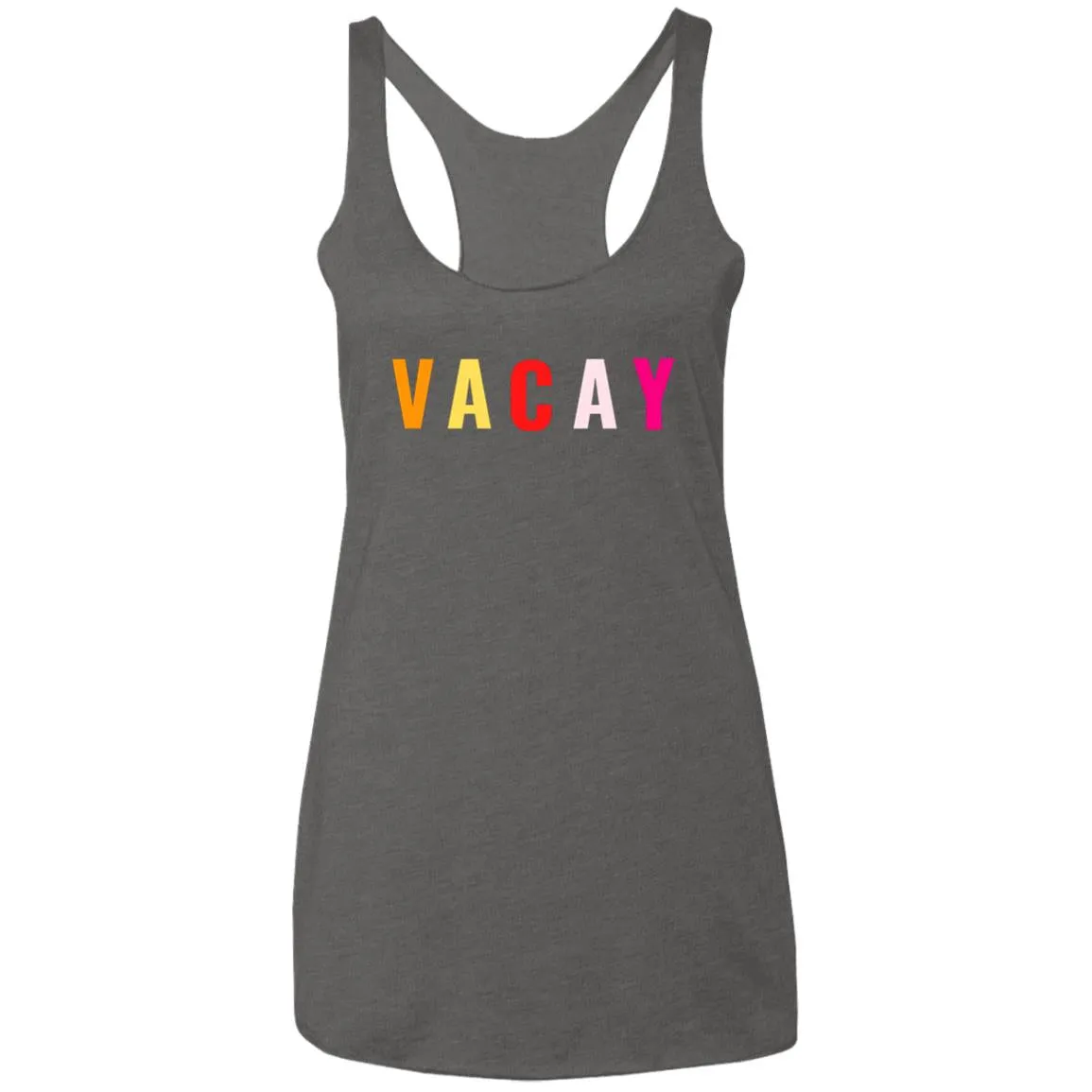 "Vacay" Ladies' Triblend tank