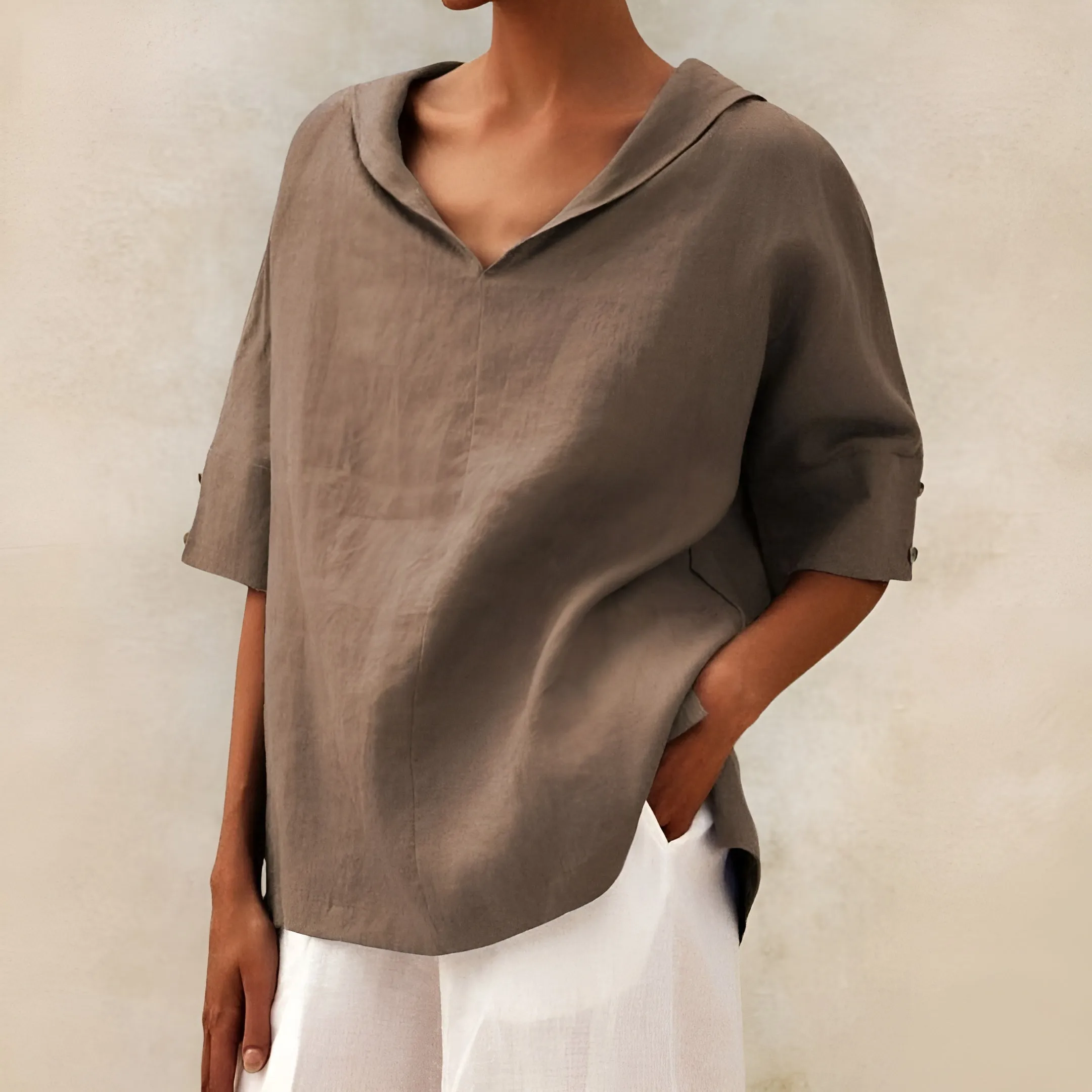 RAYA | LINEN BLOUSE
