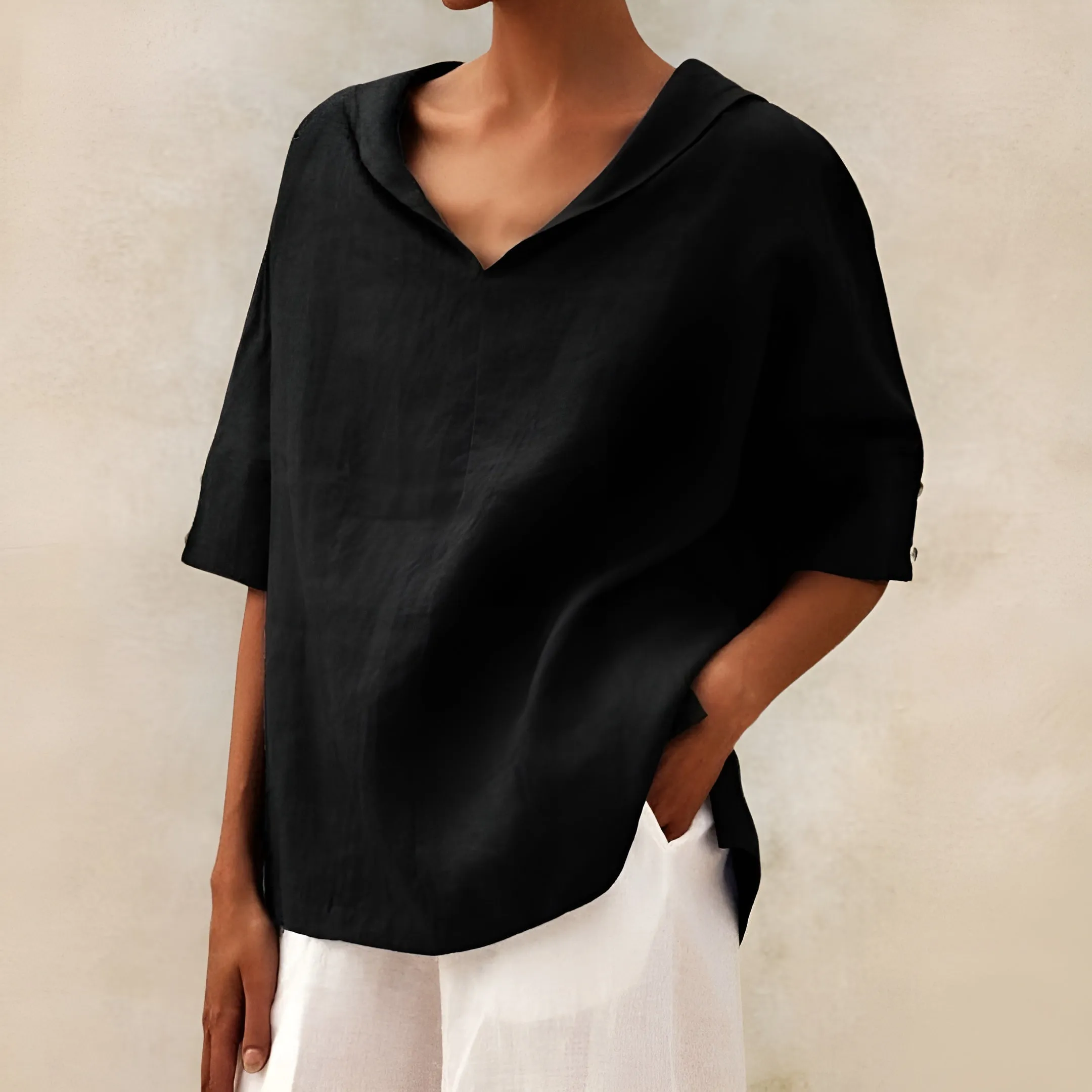 RAYA | LINEN BLOUSE