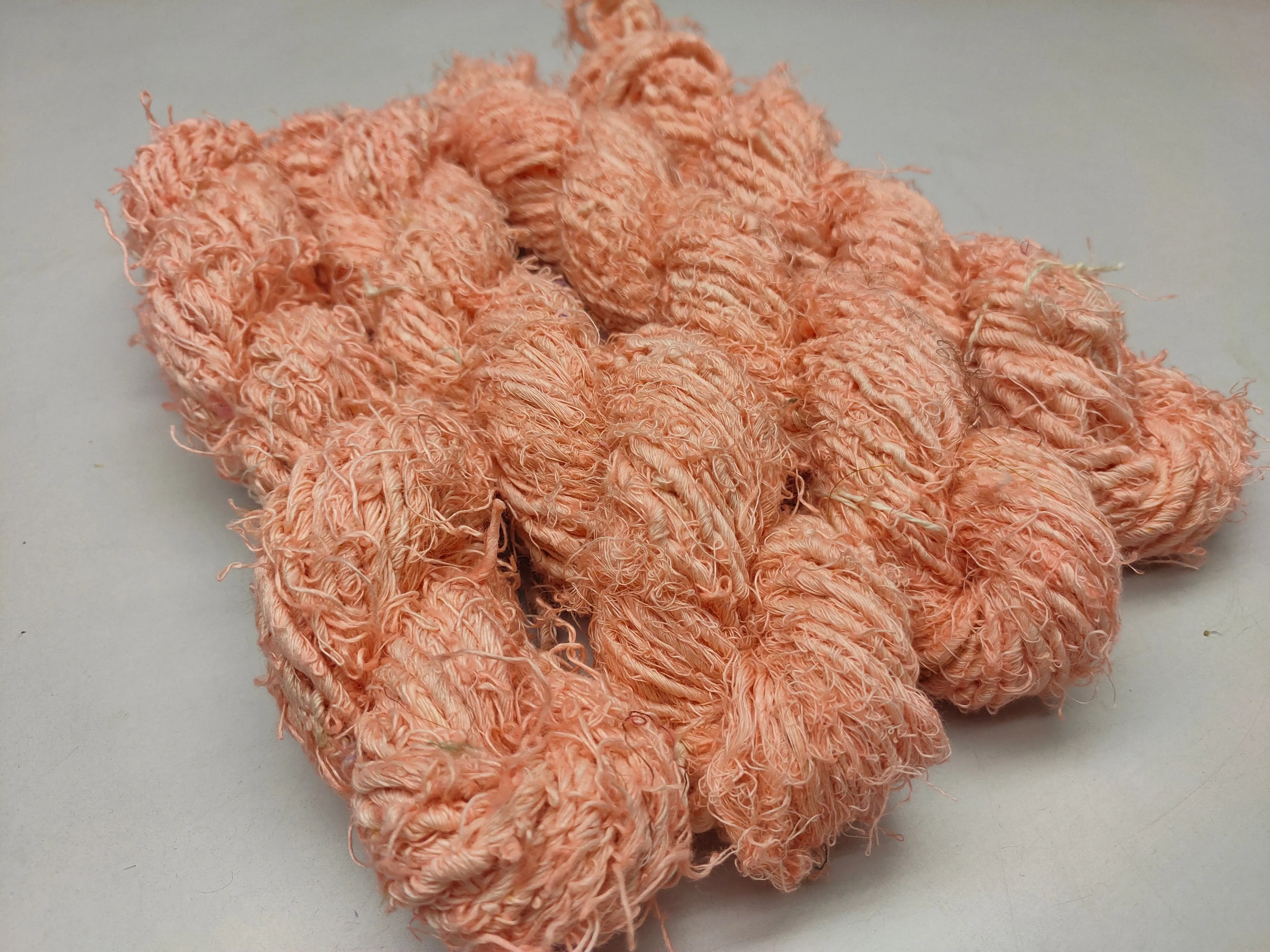 Recycled Linen Yarn - Peach