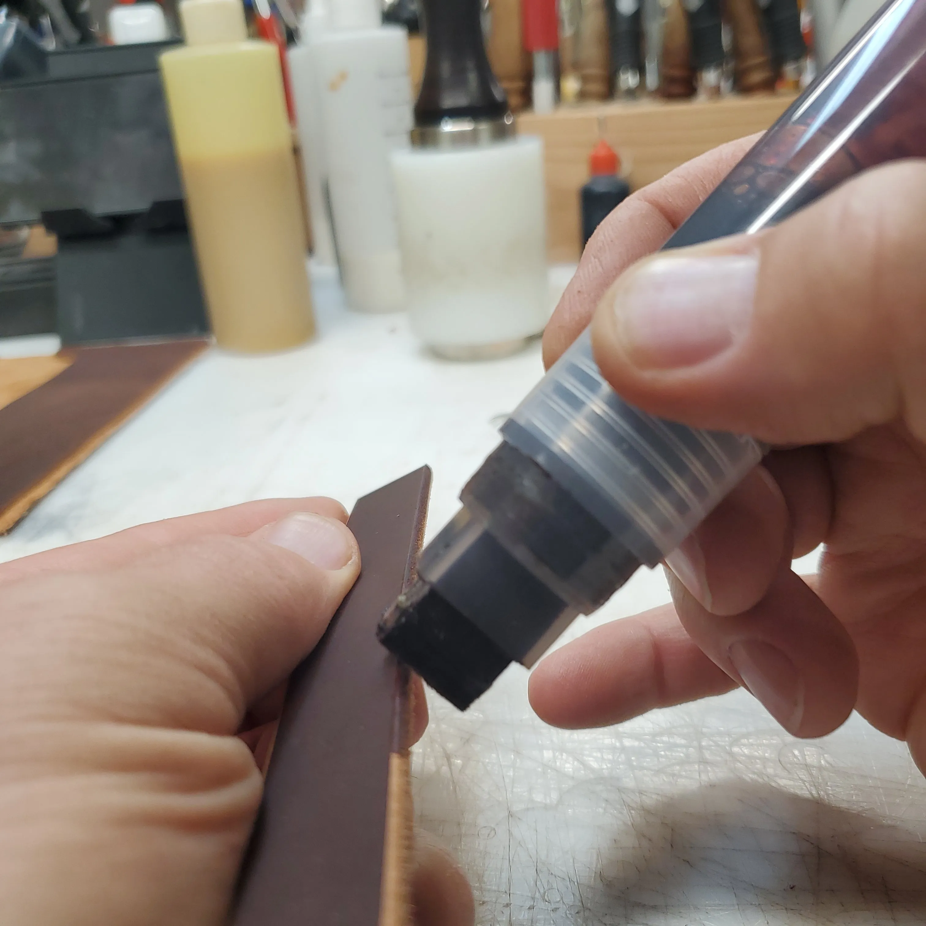 Refillable Leather Dye Stain Pen - Large
