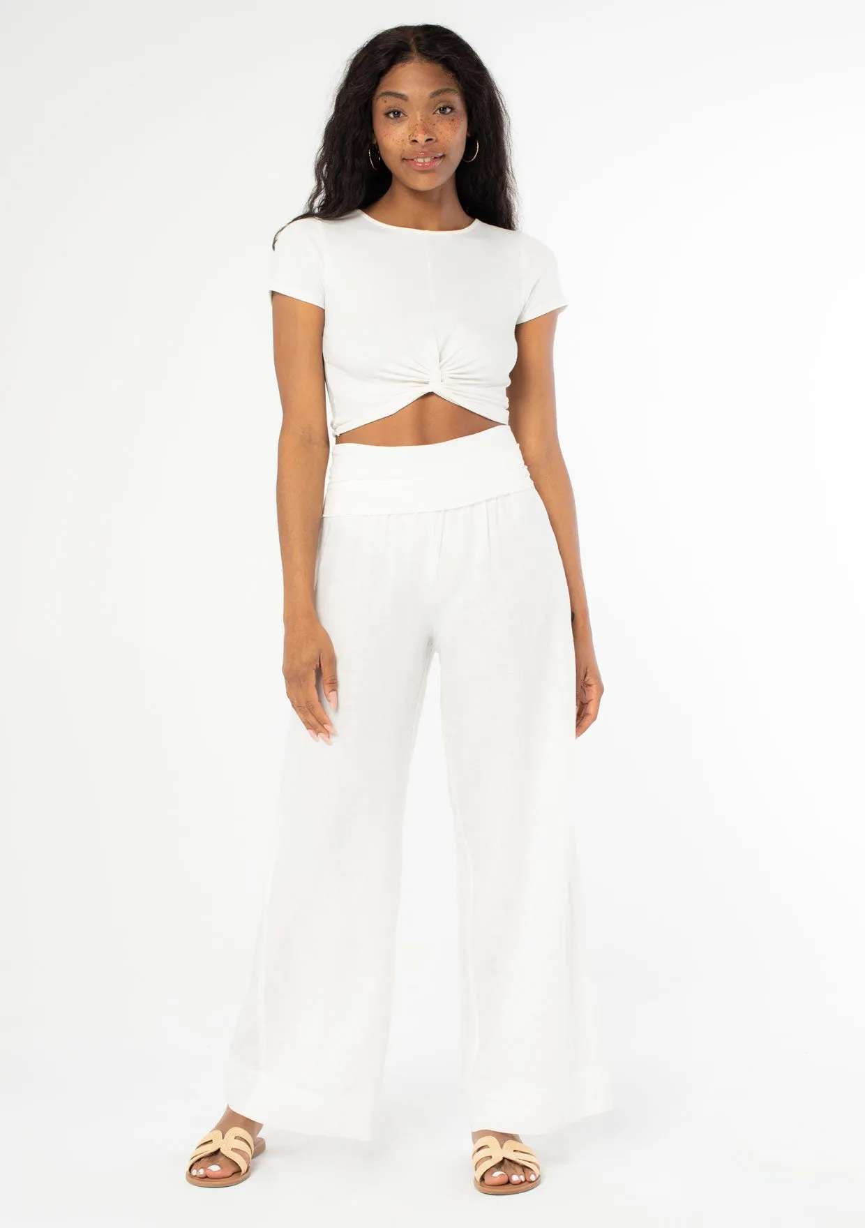 Ritual Linen Wide Leg Pant
