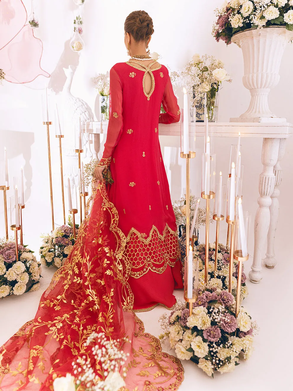 ROHEENAZ | SAWARIYA LUXURY KALIDAAR CHIFFON '23 - 10