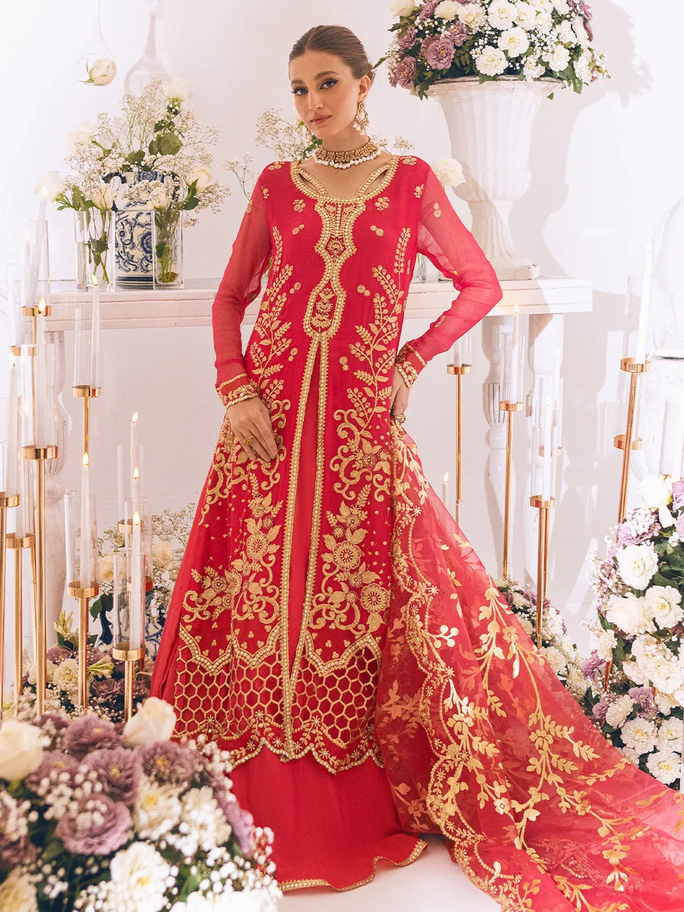 ROHEENAZ | SAWARIYA LUXURY KALIDAAR CHIFFON '23 - 10
